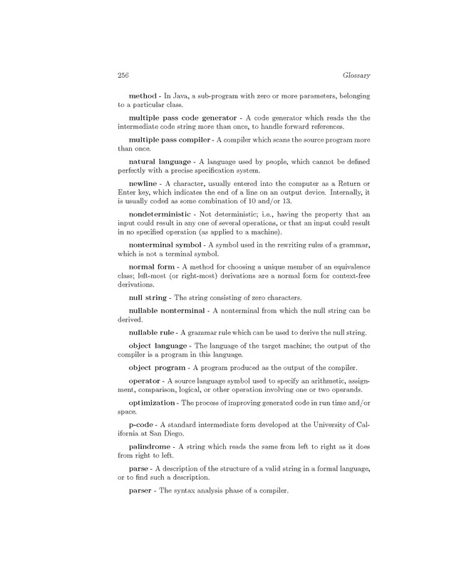 Compiler Design: Theory, Tools, and Examples - Page 256